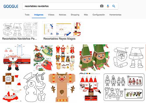 recortables navideños