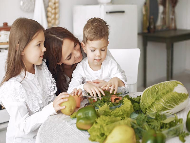Crear una cena saludable para los más pequeños de la casa
