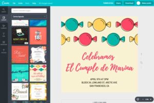 plantillas de cumpleaños en canva